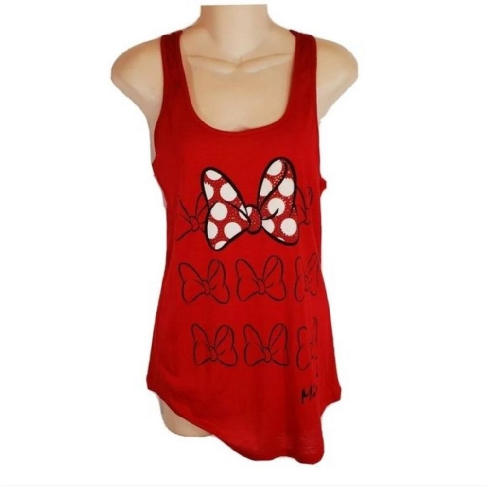 Minnie Mouse tank top size medium with bows